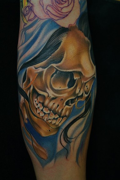 Mike Demasi - Bride skull day of the dead tattoo